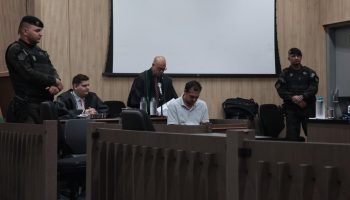 Foto: Júri de Edvan da Silva Rodrigues estava com uma faca na cintura no momento