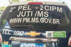 Foto: Viatura policial de Juti. (Foto: Divulgação)