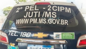 Foto: Viatura policial de Juti. (Foto: Divulgação)