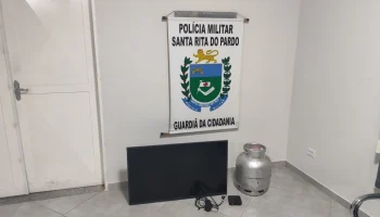 Foto: Objetos furtados - Foto: PM/Divulgação