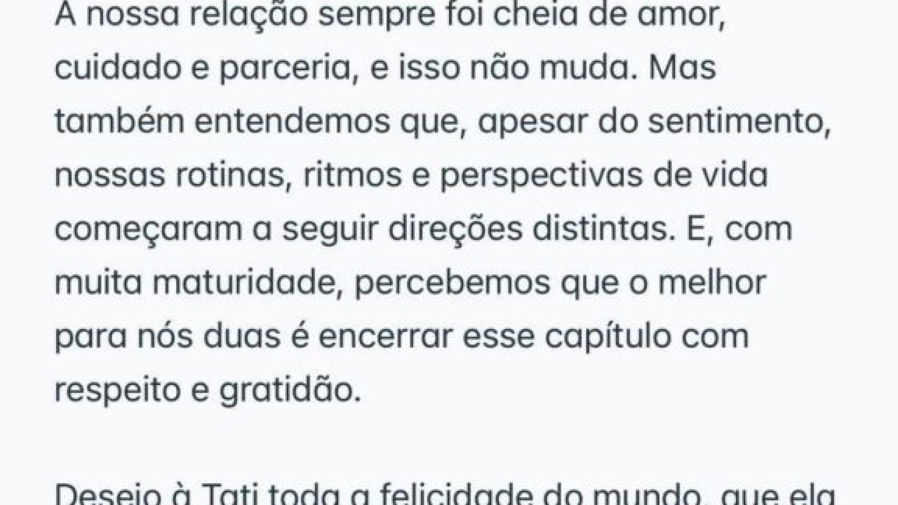 Lauana Prado anuncia término do noivado com Tati Dias