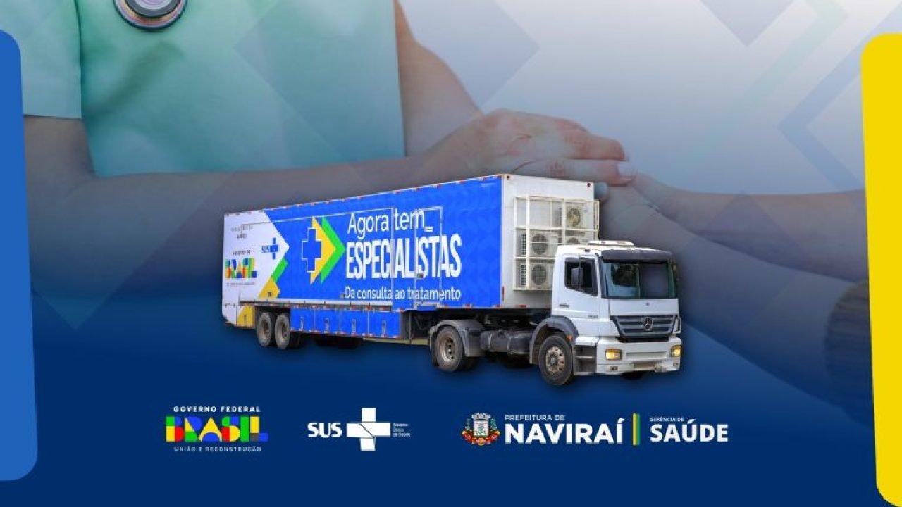 ‘Agora Tem Especialistas’ traz a Naviraí carreta de exames de imagem para diagnó