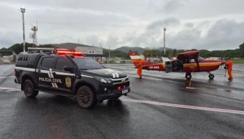 Operação aérea foi realizada para prender suspeito de homicídio em fazenda de di