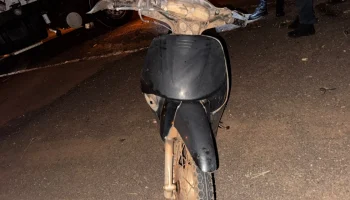 Motociclista ficou ferida após cair em buraco sinalizado com cones na MS-134, en