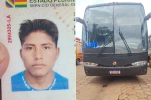 Foto: Ônibus interestadual foi parado em posto de combustíveis em Nova Casa Verd