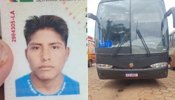 Foto: Ônibus interestadual foi parado em posto de combustíveis em Nova Casa Verd