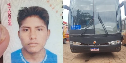 Foto: Ônibus interestadual foi parado em posto de combustíveis em Nova Casa Verd