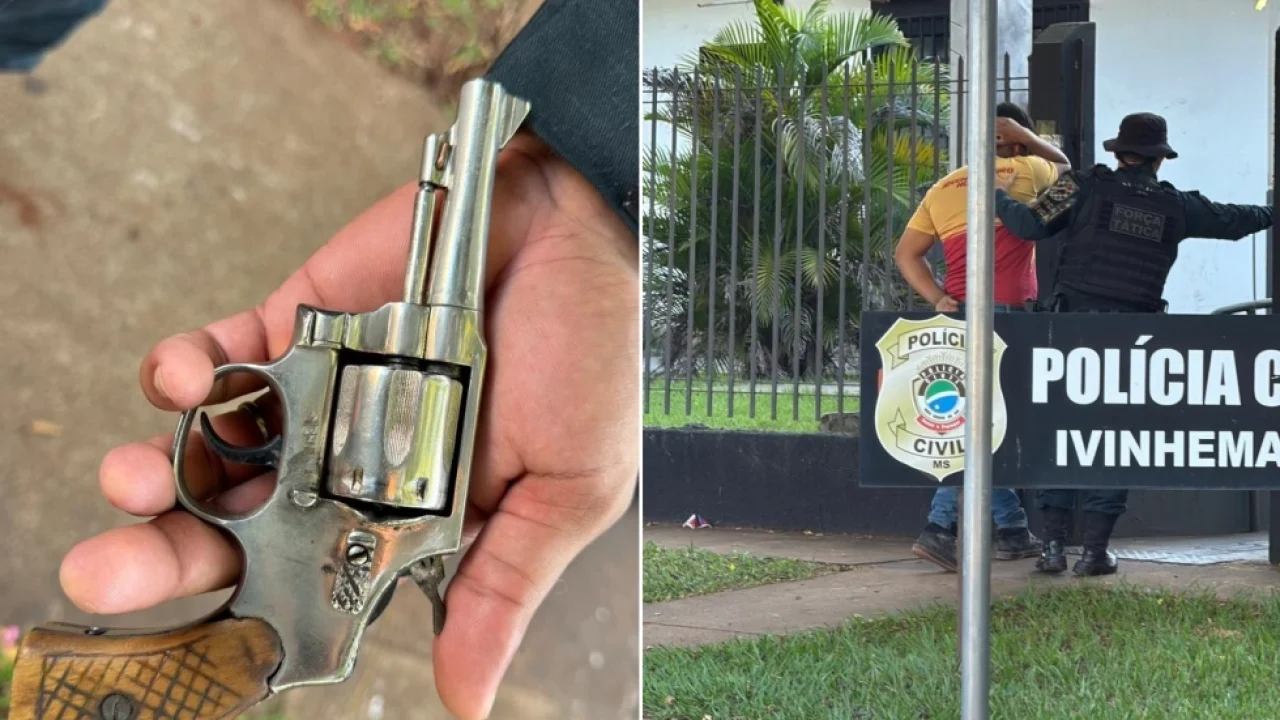 Arma e munições de diversos calibres foram apreendidas pela Força Tática durante