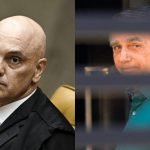Foto: Ministro do STF Alexandre de Moraes e o ex-presidente Jair Bolsonaro TON M