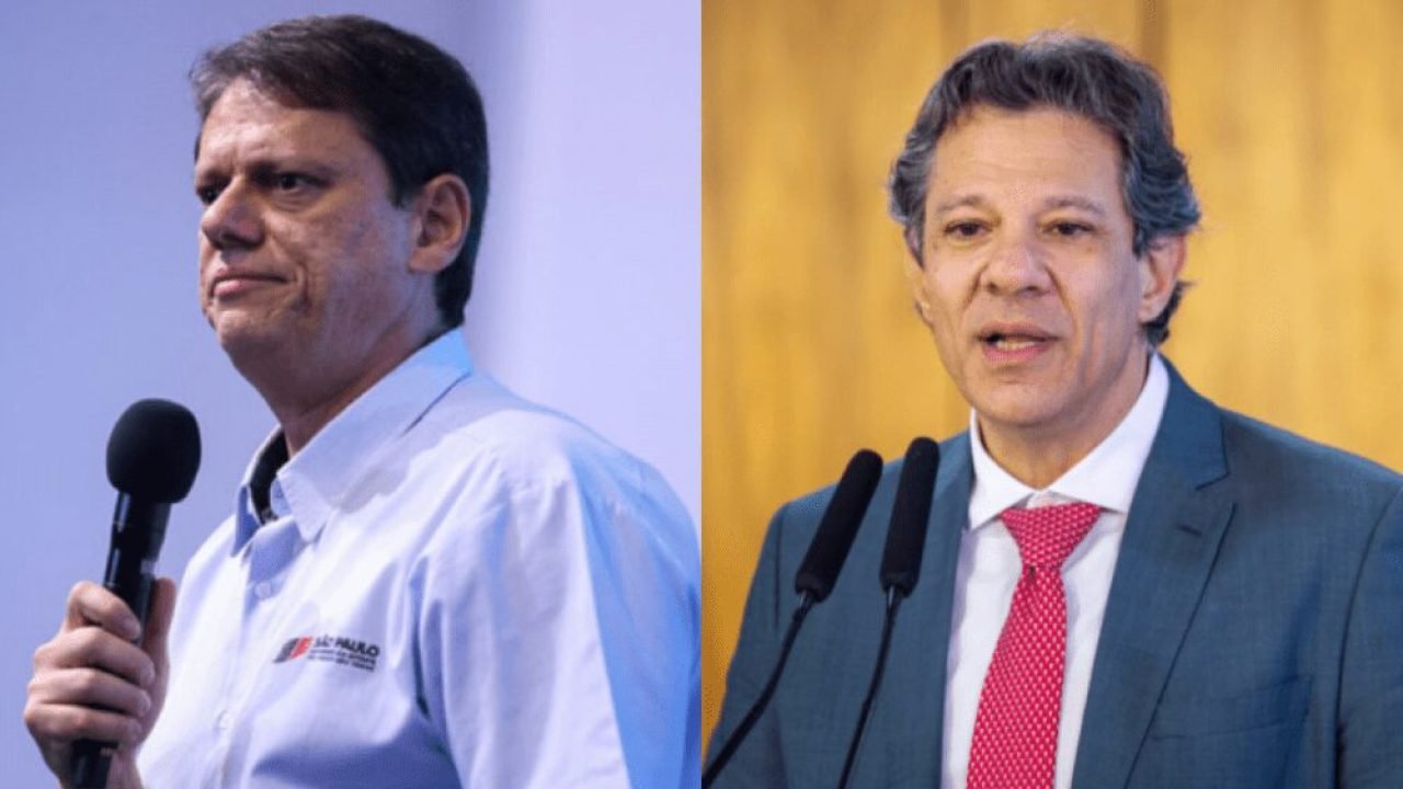 Tarcísio venceria Haddad em eventual 2º turno em SP — Foto: Paraná Pesquisas: Ta