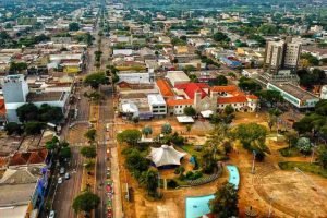 Imagem aérea de Dourados. (Reprodução, PMD) — Foto: Imagem aérea de Dourados. (R