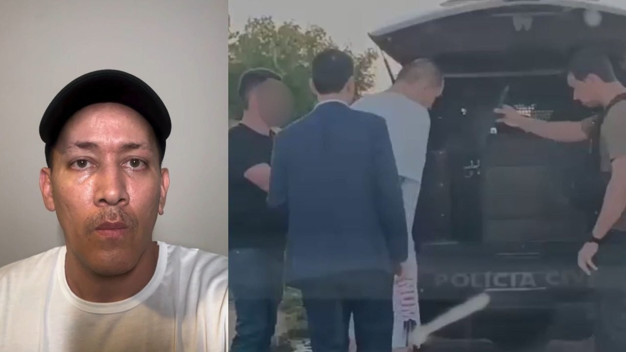 Foto: Prisão do rapper Du Mato. (Reprodução, Instagram e Polícia Civil)