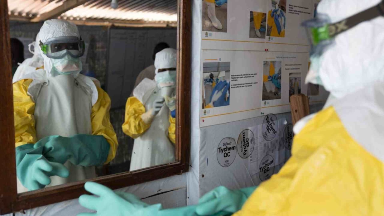 O surto de ebola na África Central avançou. — Foto: O surto de ebola na África C
