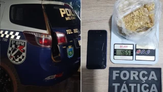 Força Tática apreendeu cerca de 465 gramas de crack durante ação contra o tráfic