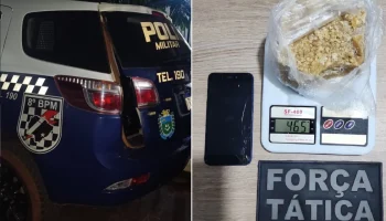 Força Tática apreendeu cerca de 465 gramas de crack durante ação contra o tráfic
