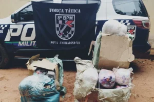 Foto: Produtos apreendidos - Foto: PM/Divulgação