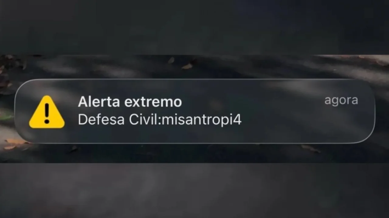 Moradores de Nova Andradina e de outras cidades de MS receberam alertas falsos d