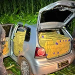 Foto: Veículo apreendido com droga - Foto: DOF/Divulgação