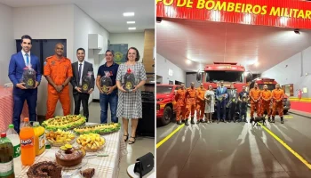 Bombeiros recebem recursos para melhorias no quartel em Nova Andradina — Foto: B