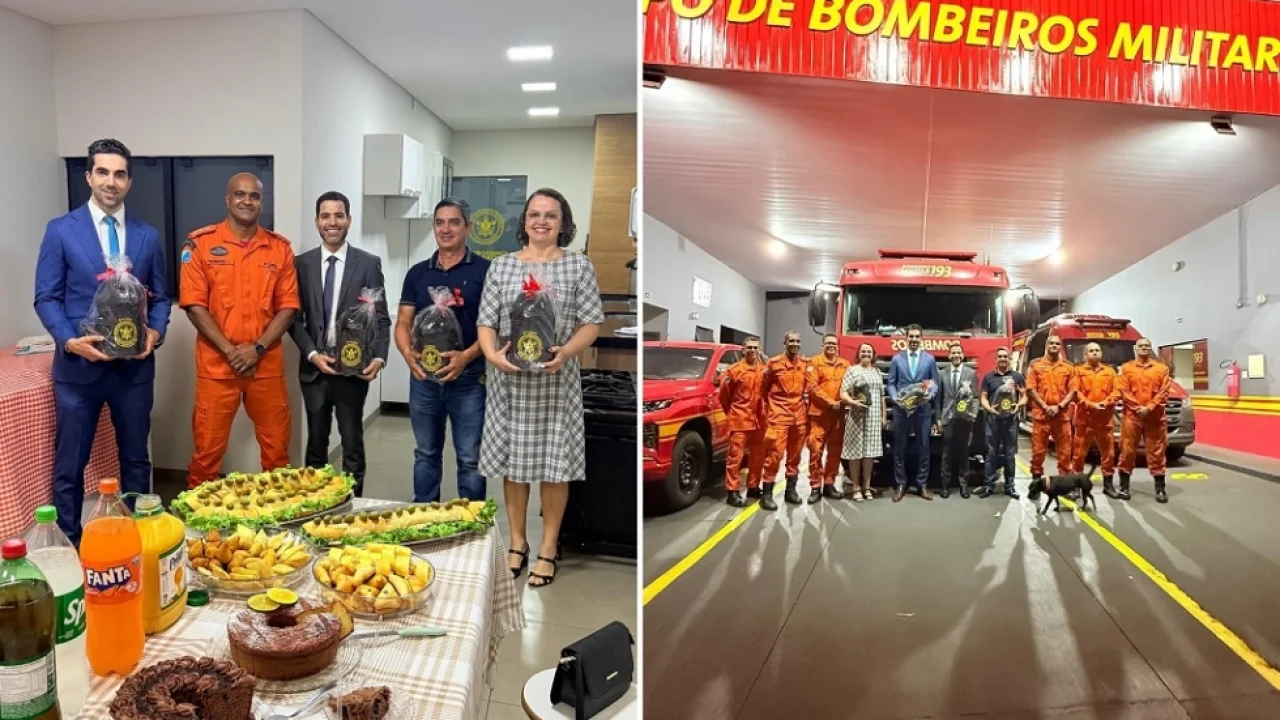 Bombeiros recebem recursos para melhorias no quartel em Nova Andradina — Foto: B