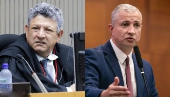 Foto: O desembargador afastado Dirceu dos Santos e o deputado estadual Faissal C