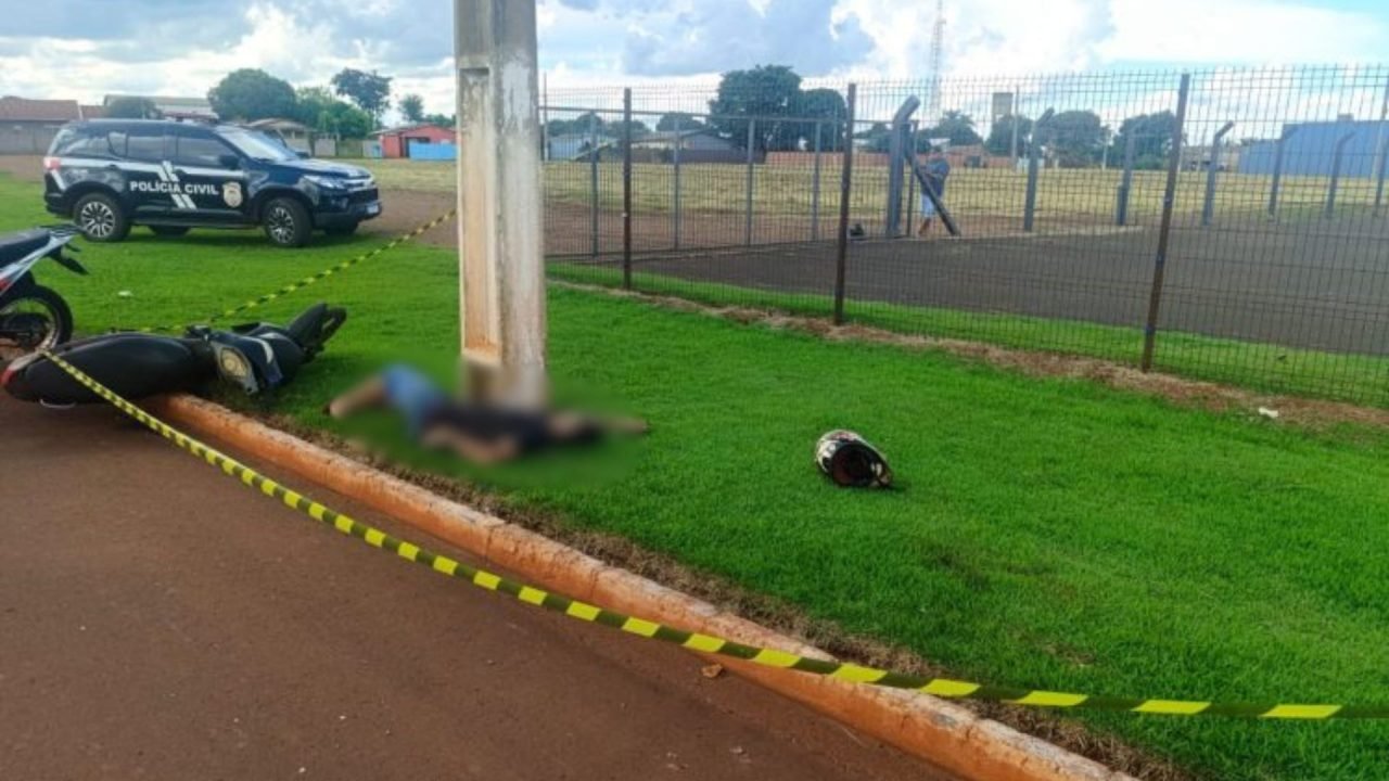 Cena do crime. (Foto: Ponta Porã News)