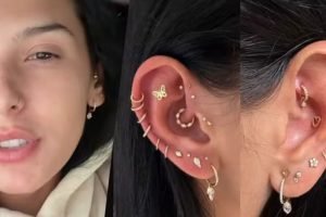 Ana Castela e seus novos piercings. (Foto: Reprodução/Instagram)