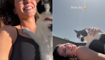 Paolla Oliveira Desfruta Dia de Sol com Seu Pet