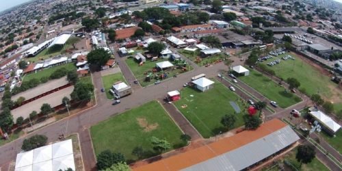 Parque Laucídio Coelho, palco da Expogrande. (Foto: Divulgação, Acrissul)