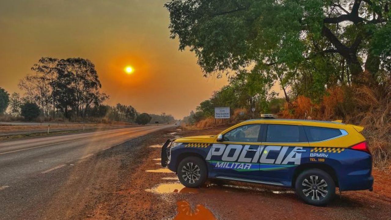 Rodovias de MS são fiscalizadas pelo BPMRv. — Foto: Rodovias de MS são fiscaliza
