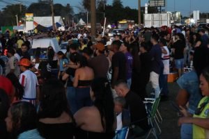 Público lotou show nesta quarta-feira. — Foto: Público lotou show nesta quarta-f