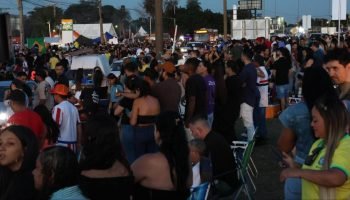 Público lotou show nesta quarta-feira. — Foto: Público lotou show nesta quarta-f