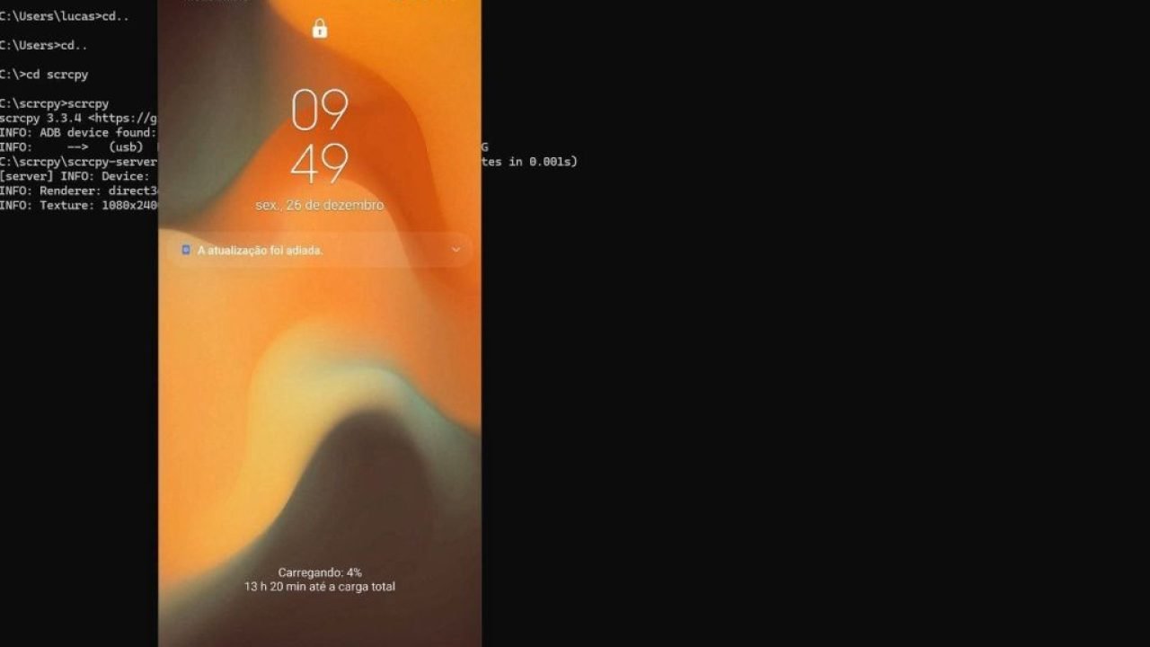 Espelhe a tela do celular no PC