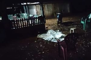 Local onde aconteceu o crime “Quarentinha” foi morto com tiros — Foto: Local ond