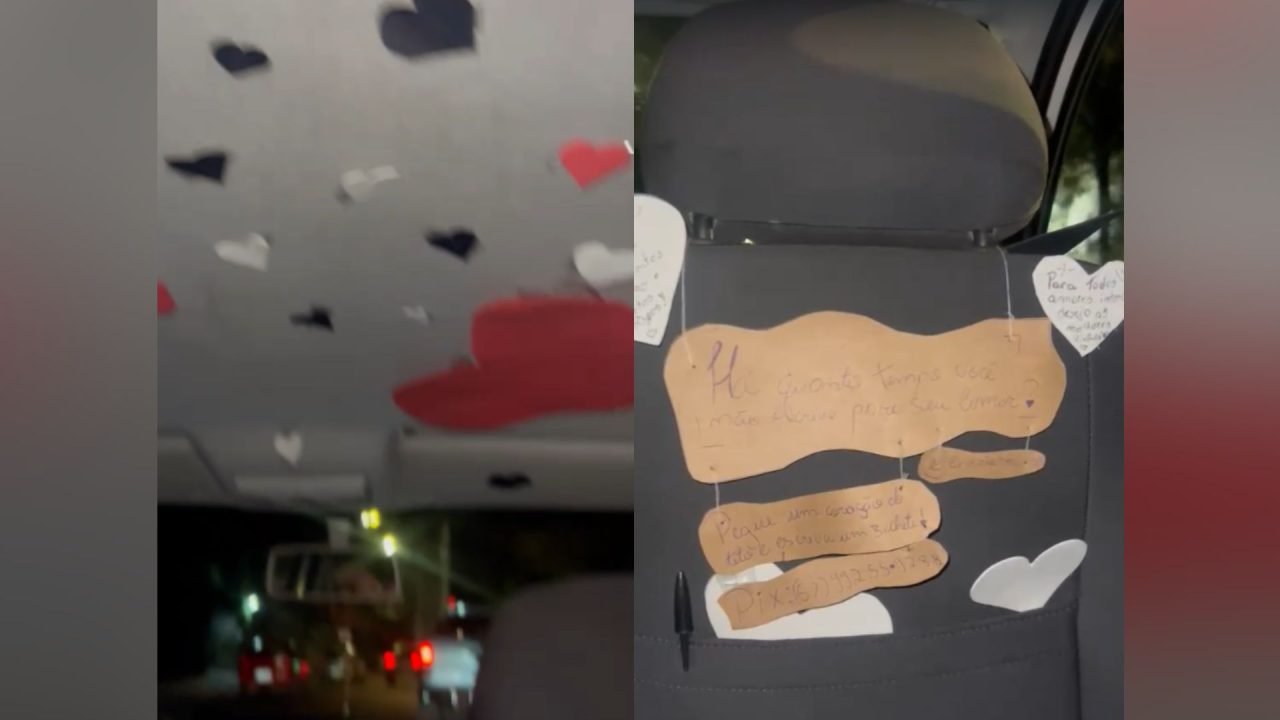 Decoração faz parte da proposta e convida campo-grandenses a declararam seu amor