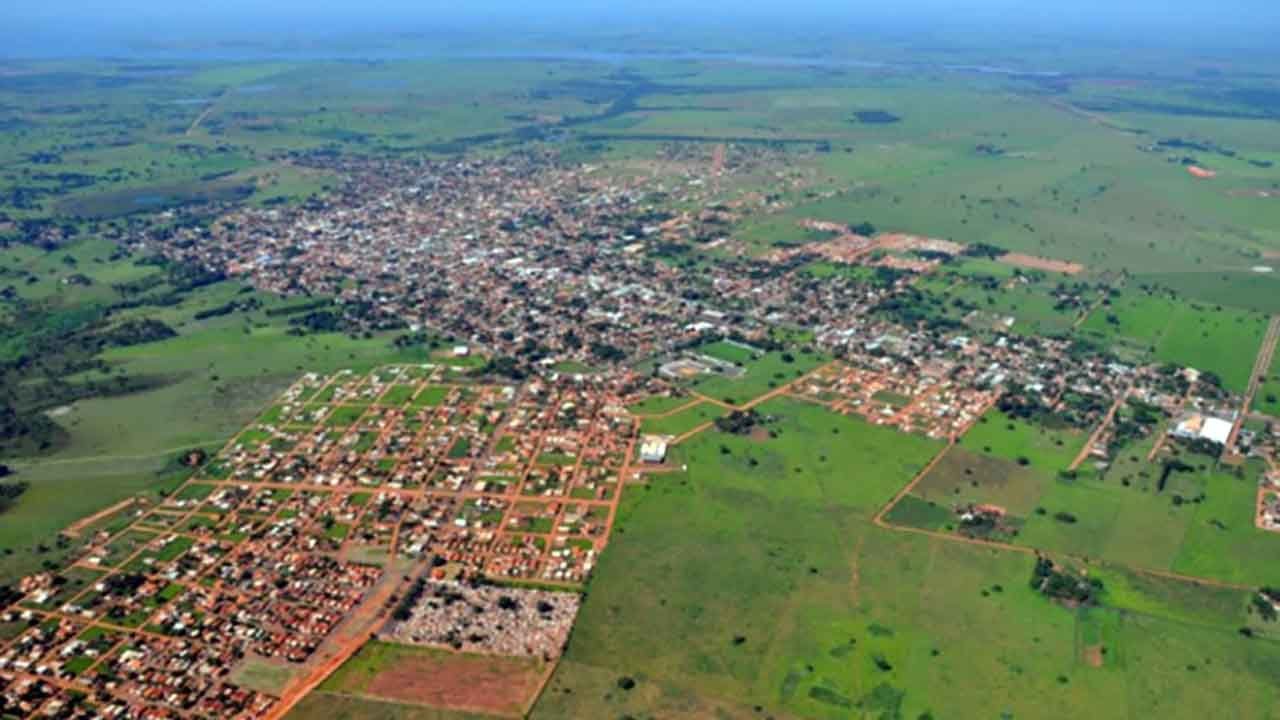 Vista aérea de Aparecida do Taboado. — Foto: Vista aérea de Aparecida do Taboado