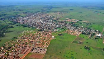 Vista aérea de Aparecida do Taboado. — Foto: Vista aérea de Aparecida do Taboado